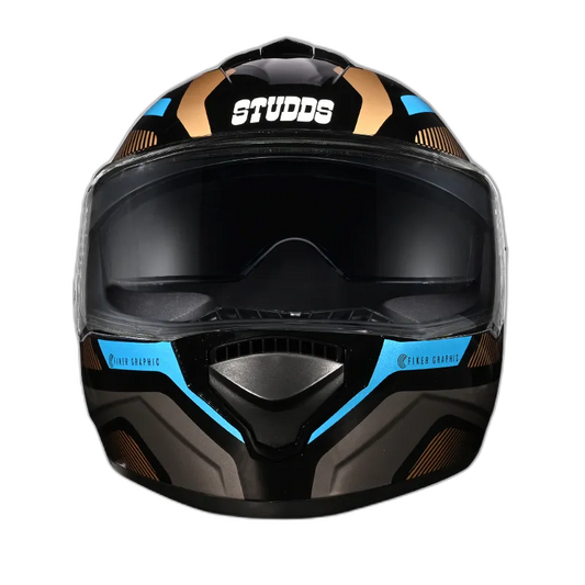 STUDDS Drifter D5 Black N4 Full Face Helmet
