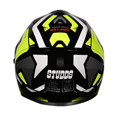 STUDDS Drifter D5 Black N5 Full Face Helmet