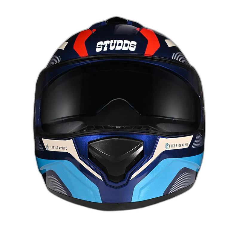 STUDDS Drifter D5 Blue N1 Full Face Helmet