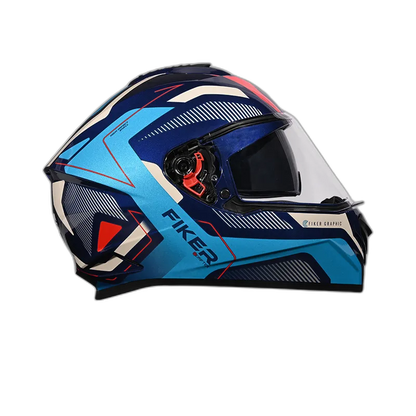 STUDDS Drifter D5 Blue N1 Full Face Helmet