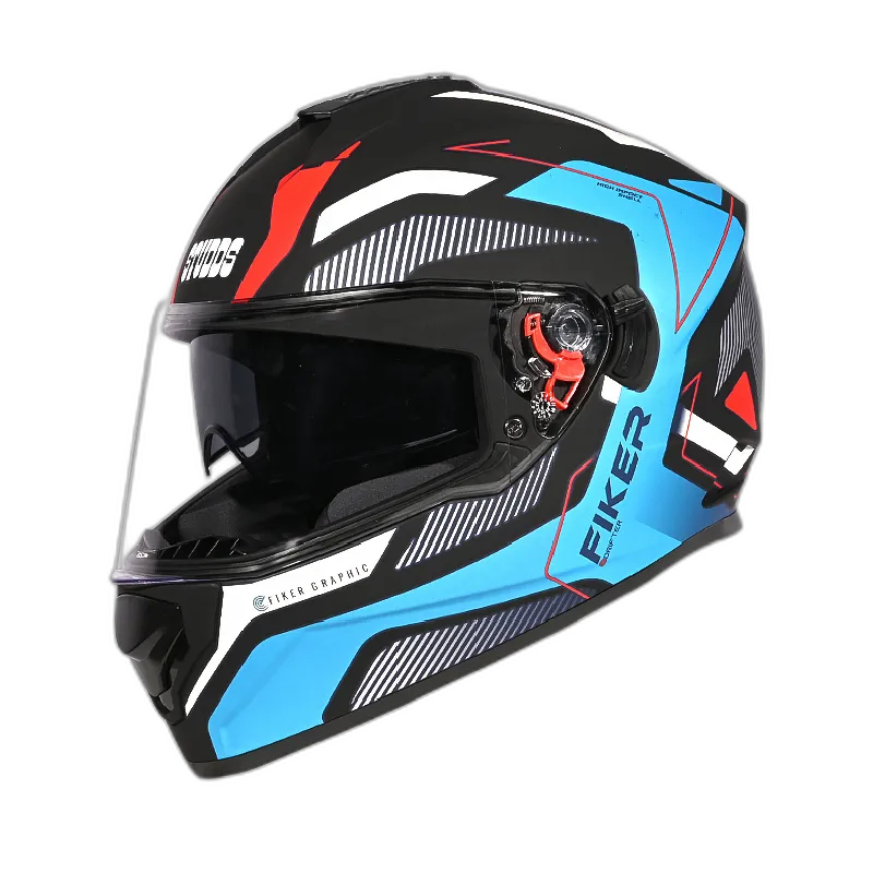 STUDDS Drifter D5 Matt Blue N1 Full Face Helmet
