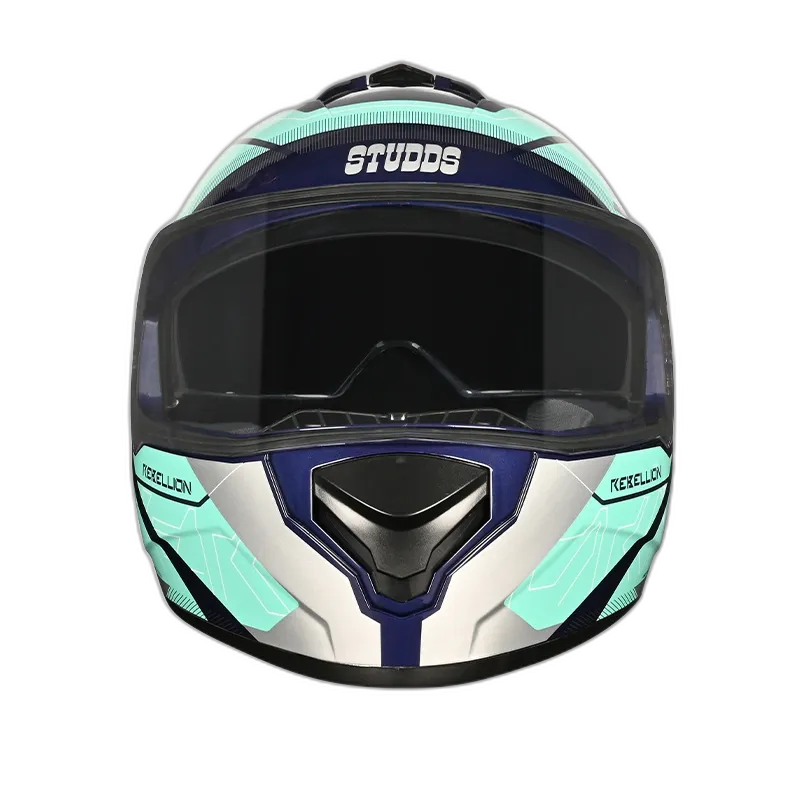 STUDDS Drifter D6 Rebilion Bk Trqs N1 Full Face Helmet