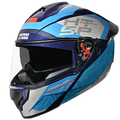 STUDDS Drifter D6 Rebllion Blue Full Face Helmet