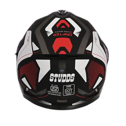 STUDDS Drifter D 5 Matt Black N2 Full Face Helmet