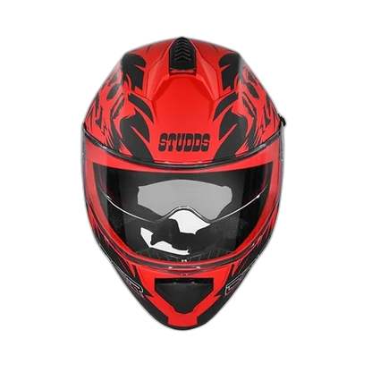 STUDDS Driter D2 Matt Red Full Face Helmet
