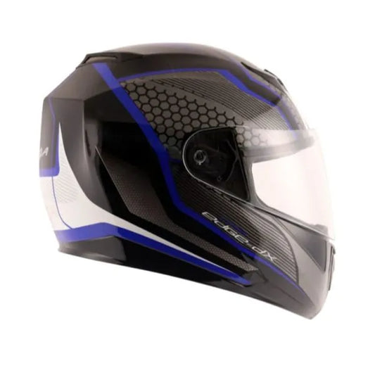 VEGA Edge Dx Blast Black Blue Full Face Helmet