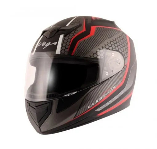 VEGA Edge Dx Blast Dull Black Orange Full Face Helmet