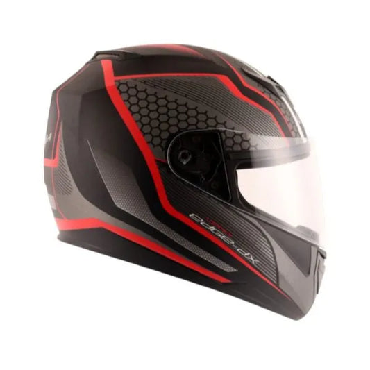 VEGA Edge Dx Blast Dull Black Orange Full Face Helmet