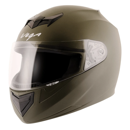 VEGA Edge Dx Dull Battle Green Full Face Helmet