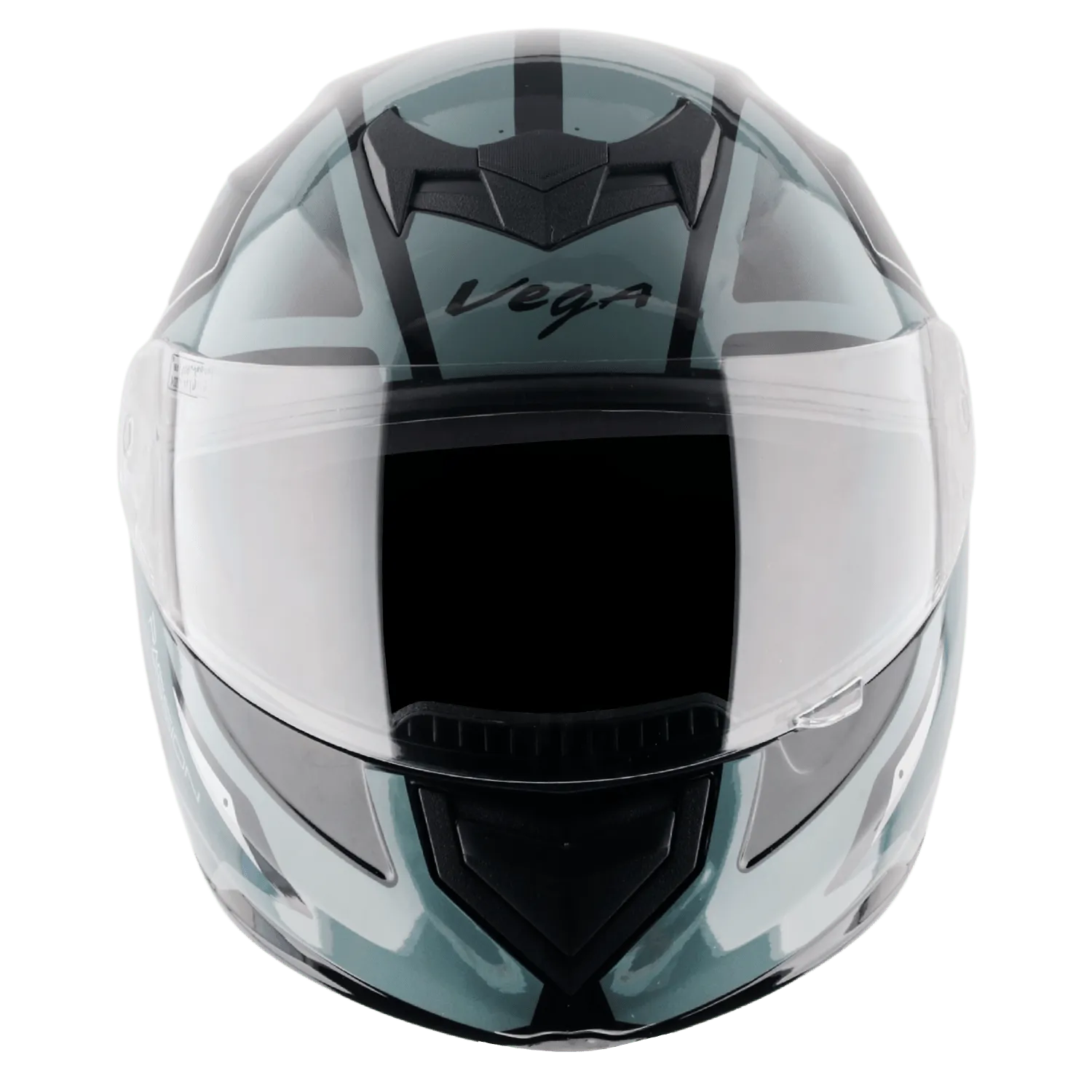VEGA Edge Dx Passion Gr Black Grey Lg Full Face Helmet