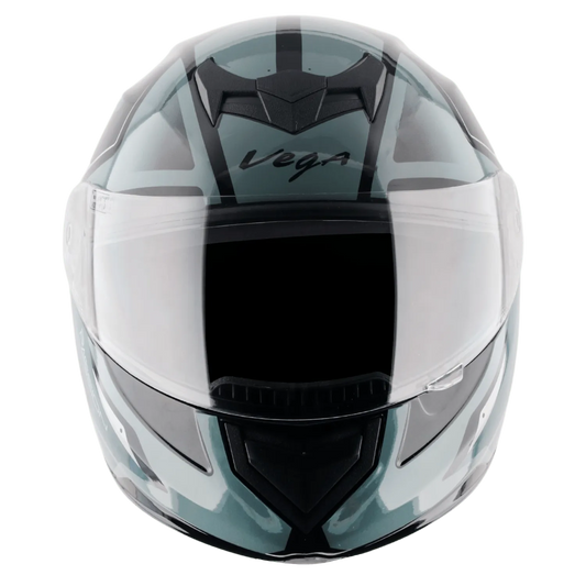 VEGA Edge Dx Passion Gr Black Grey Lg Full Face Helmet