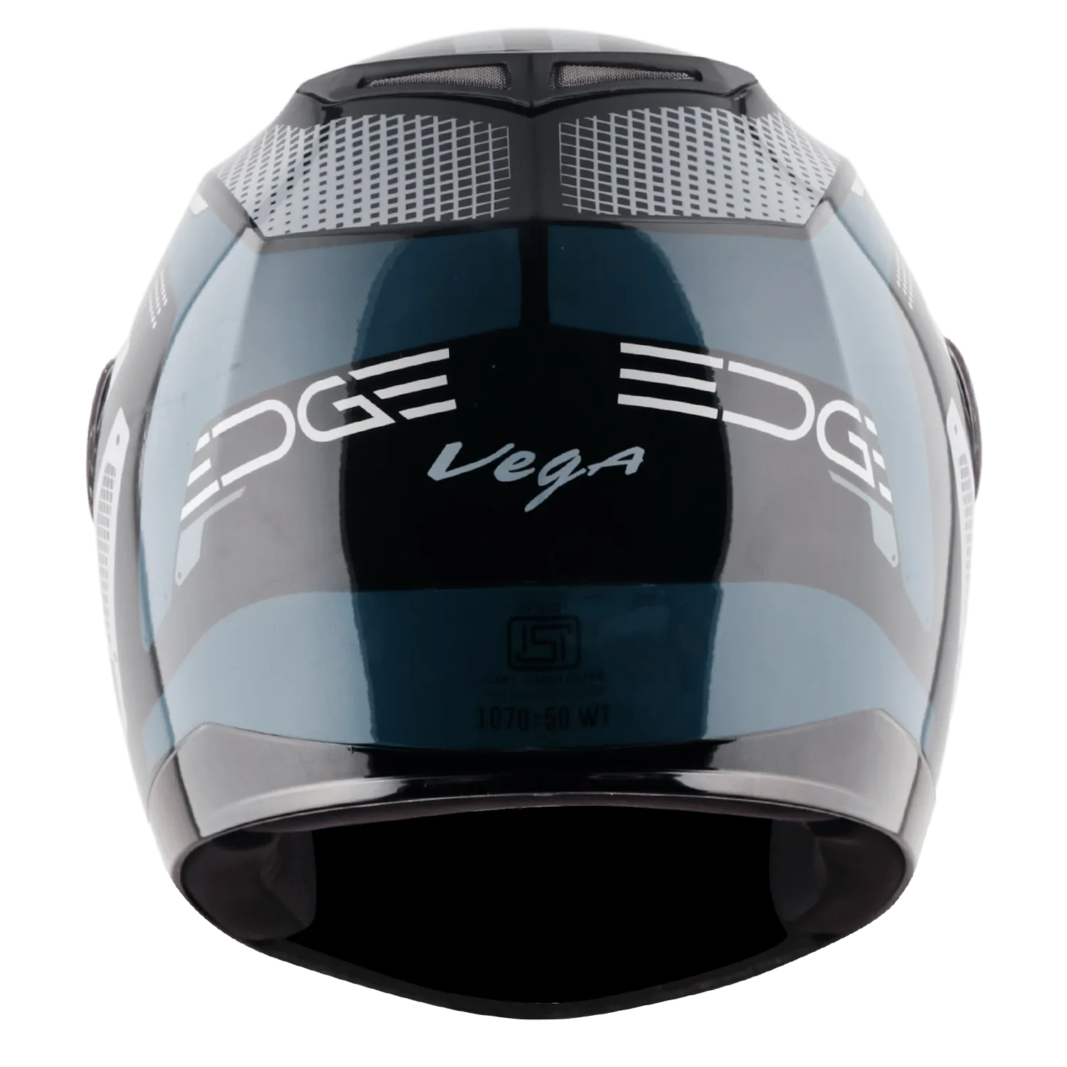 VEGA Edge Dx Passion Gr Black Grey Lg Full Face Helmet