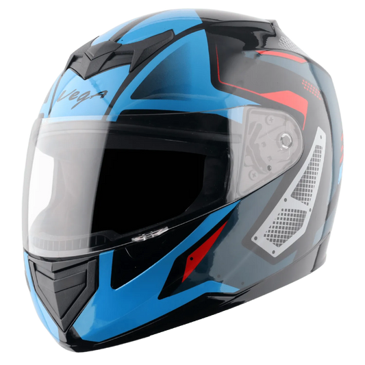 VEGA Edge Dx Passion Gr Black M Blue Full Face Helmet
