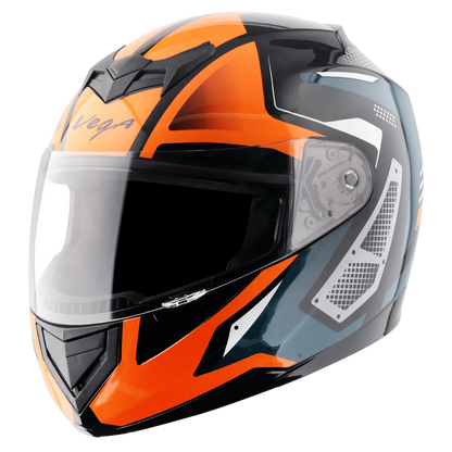 VEGA Edge Dx Passion Gr Black Orange Full Face Helmet