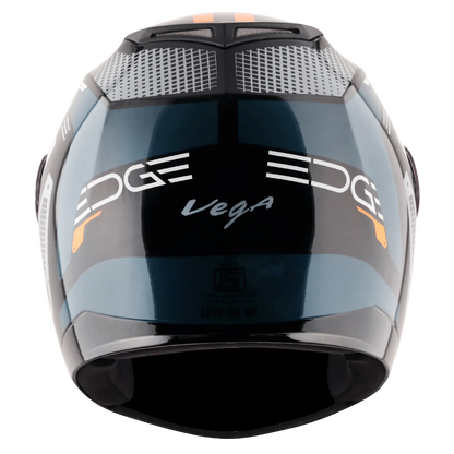 VEGA Edge Dx Passion Gr Black Orange Full Face Helmet