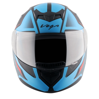 VEGA Edge Dx Passion Gr Dull Black M Blue Full Face Helmet