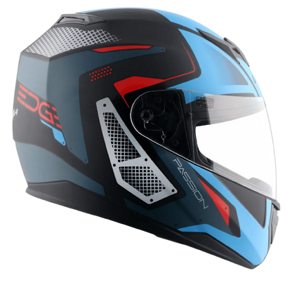 VEGA Edge Dx Passion Gr Dull Black M Blue Full Face Helmet