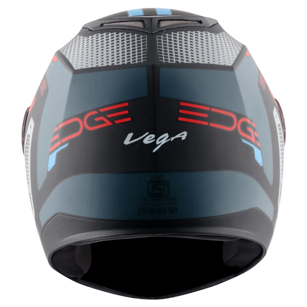 VEGA Edge Dx Passion Gr Dull Black M Blue Full Face Helmet