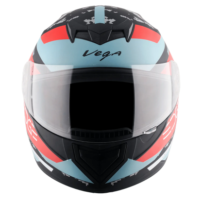 VEGA Edge Dx Us Army Dull Black Red Full Face Helmet