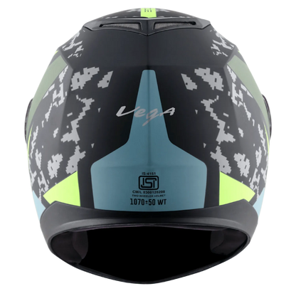VEGA Edge Dx Us Army Gr Dull Black Battle Green Full Face Helmet