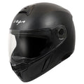 VEGA Evo Leather Finish Black Full Face Helmet