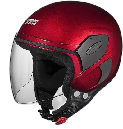 STUDDS Femm Super 540 Cherry Red Half Face Helmet