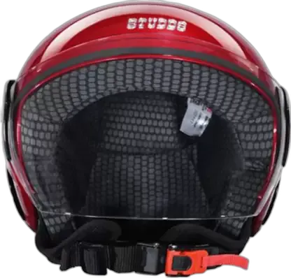 STUDDS Femm Super 540 Cherry Red Half Face Helmet