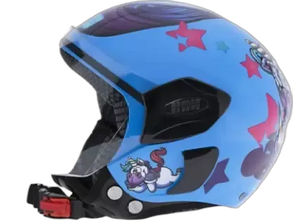 STUDDS Femm Super 540 D1 Blue Half Face Helmet