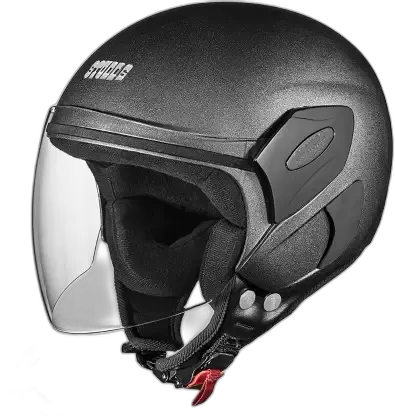 STUDDS Femm Super 540 Gun Grey Half Face Helmet