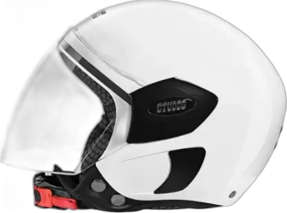 STUDDS Femm Super 540 White Half Face Helmet
