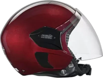 STUDDS Femm Super 540 Wine Red Half Face Helmet