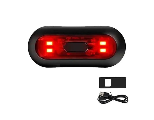 HELMET BACK FLASH LED LIGHT RED