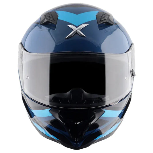 AXOR Hunter Cornet Dark Blue Full Face Helmet