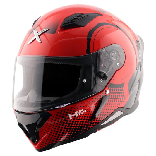AXOR Hunter Spear Red Black Full Face Helmet