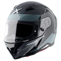 AXOR Hunter Turbo Black Grey Full Face Helmet