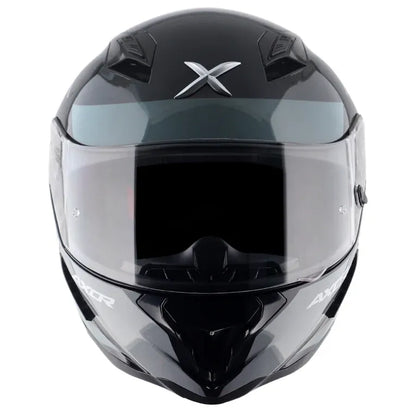 AXOR Hunter Turbo Black Grey Full Face Helmet