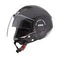 STUDDS Icon Black Half Face Helmet