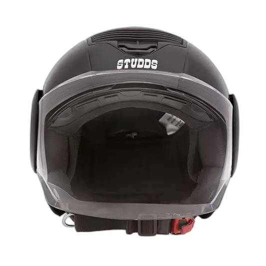 STUDDS Icon Black Half Face Helmet