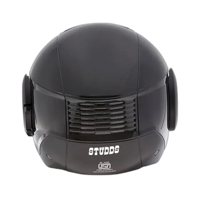 STUDDS Icon Black Half Face Helmet