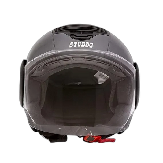 STUDDS Icon Gun Grey Half Face Helmet