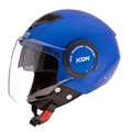STUDDS Icon Matt Blue Half Face Helmet