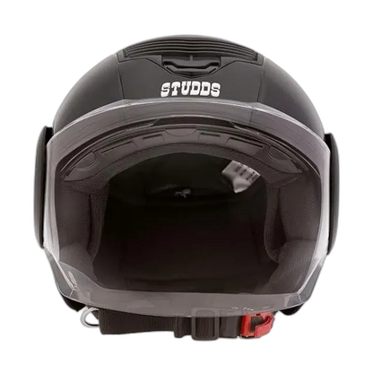 STUDDS Icon Matt Gun Grey Half Face Helmet