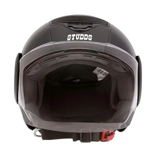 STUDDS Icon Matt Gun Grey Half Face Helmet