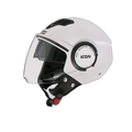STUDDS Icon White Half Face Helmet