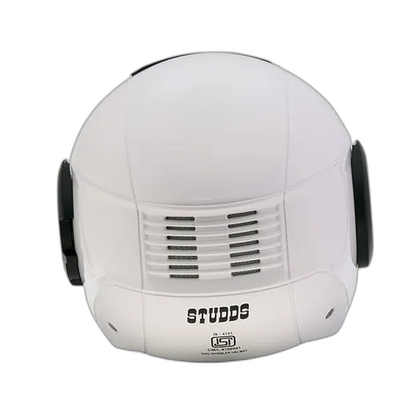 STUDDS Icon White Half Face Helmet
