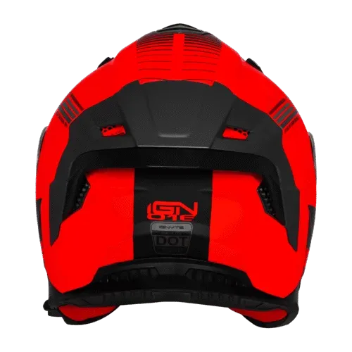 Ignyte Ign-16 Quantumm Red Grey Full Face Helmet