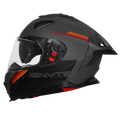Ignyte Ign16 Quantumm Grey Red Orange Full Face Helmet