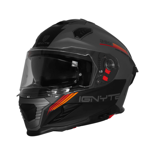 Ignyte Ign 16 Quantumm Dark Gray Arthracite Full Face Helmet