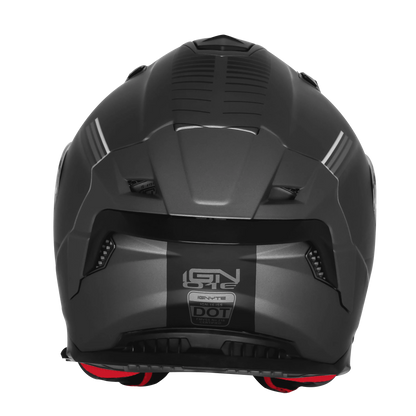 Ignyte Ign 16 Quantumm Gray White Gray Full Face Helmet