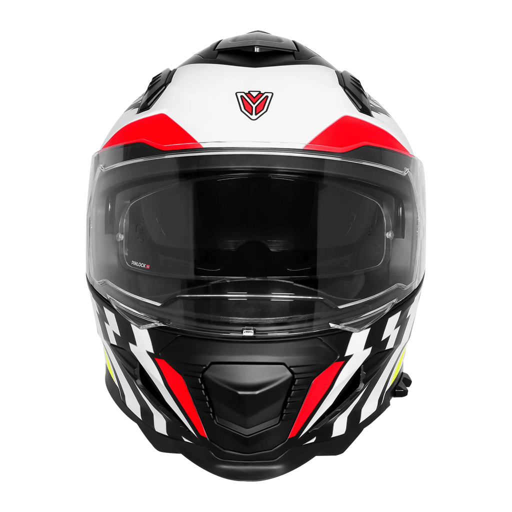 Ignyte Ign 16 Steady Black White Blue Full Face Helmet